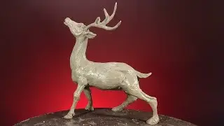 Animal making with clay | mitti ke janwar | Deer