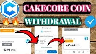CakeCore Coin Withdraw। CakeCore Wallet Connect। Cake Core Add Metamask Wallet।Cake Core New Update।