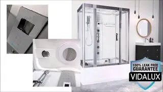 Whirlpool Bath & Steam Shower Pod All In One