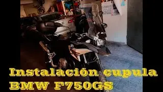 BMW F750GS: COLOCACION CUPULA GIVI