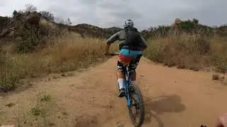 Mountain Biking Cheeseboro Canyon Trail - Agoura CA