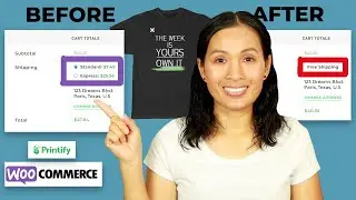 How to Offer FREE Shipping in Printify WooCommerce WordPress Website Store