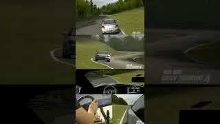 Hyundai Tiburon GT in N&uuml;rburgring - Gran Turismo 4 Spec II (Steering wheel gameplay)