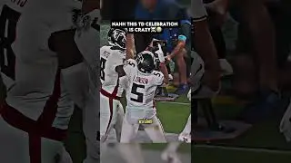What was that celebration ??☠️☠️ Falcons Vs Eagles #nfl #shorts