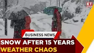Heavy Rain, Intense Snowfall Hit Poonch After 15 Years; Rescue Ops Underway | Breaking News | ET Now