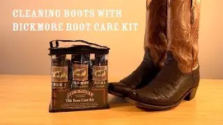 Cleaning Leather Boots With Bickmore's Boot Care Kit