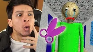 ¿QUÉ PASA SI INTENTO USAR LA TIJERA CON EL PROFE BALDI? - Baldi's Basic In Education | DeGoBooM