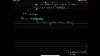 Java #3 print, println, string concatenation and label
