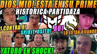 😲Yatoro lo quiere FICHAR para T.SPIRIT! ESTA EN SU PRIME!😲HEROIC vs TEAM SPIRIT BO1-BLAST Slam VI