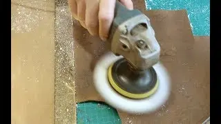 Self make the pull-up leather with paraffin and wax