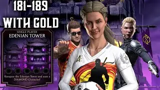 Edenian Tower. Matches 181-189 with Golds only. MK Mobile.