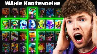 😱🤯NUR 1 KARTENREIHE W&Auml;HLEN, BIS ICH VERZWEIFLE... (unm&ouml;glich?) | Clash Royale Deutsch