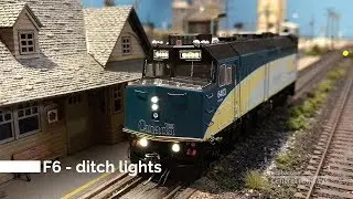 VIA Rail Rebuilt F40PH-2D - Sound and Light Check