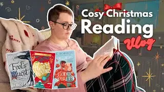 Уютный рождественский видеоблог о чтении 🎄 Дочитываю книгу Робин Хобб и начинаю читать новые праз...