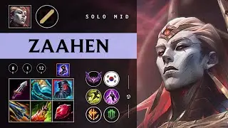 Zaahen Mid vs Galio - KR Master Patch 26.02