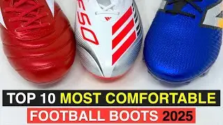 NOT 1 Nike or PUMA! - Top 10 MOST COMFORTABLE football boots of 2025
