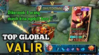 Supreme Valir dijadiin offlaner kuat juga | TOP GLOBAL VALIR | Mobile legends