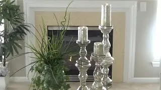 DIY ELEGANT TALL CANDLE HOLDERS