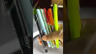 Ball Gel and Fountain pens ✒️ @Tech-Eela #shorts #review