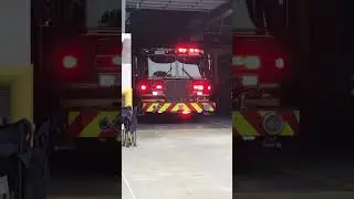 Rescue 85 to a accident #firefighter  #fire #firetruck