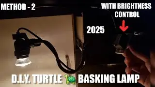 How To Make Turtle Basking Light With Brightness Control | D.I.Y. Turtle UV Light @Indianpetguyy