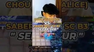 CHOU (SKILL ALICE) MENGGILA VS SABER STW BTC SC B3 | COMBO MAGIC CHESS TERKUAT 2026