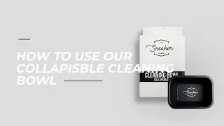 How to use our collapsible bowl | The Sneaker Laundry