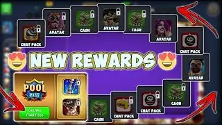 8 Ball Pool - NEW UPDATE - New POOL PASS Review by GamingWithK - Free Rewards - New Avatars+ChatPack