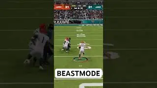 Travis Kelce goes BEASTMODE #viral #gaming #games #shorts #madden