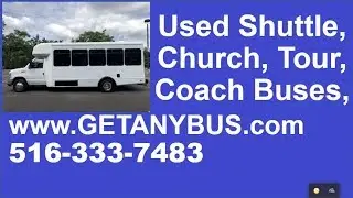 Used Shuttle Buses For Sale | Call 516-333-7483 | 2009 Ford E-450 25 Seat Cutaway Shuttle Bus
