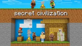 I Built a Secret Underground Civilization in Minecraft SMP
