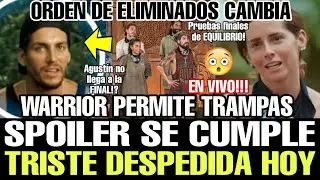 😱 TRISTE DESPEDIDA HOY &iquest;TADEO Y LUEGO AGUST&Iacute;N? WARRIOR PERMITE TRAMPAS AVANCE 86 SURVIVOR M&Eacute;XICO