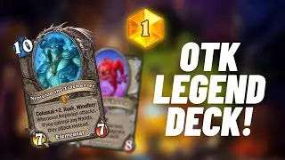 INSANE OTK PRIEST LEGEND DECK!! | Hearthstone