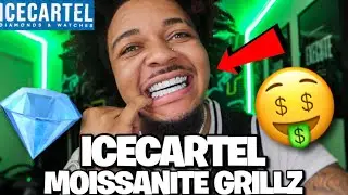 Unboxing $3000 Custom MOISSANITE Grillz From ICECARTEL! 🤑💎