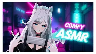 /ᐠoωoᐟ/ [3DIO ASMR] comfy catgirl~ 💜 ear cupping, kissies & tappies 16.01.2026