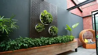 CREATIVE! 100+ OUTDOOR GARDEN WALL DECOR IDEAS | TIPS FOR CREATING STUNNING BACKYARD EXTERIOR SPACE
