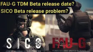 SICO & FAU-G TDM Beta release date? | faug tdm beta gameplay | sico beta gameplay | faug tdm | sico