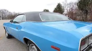 1973 dodge challenger petty blue