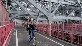 Williamsburg Bridge Lower East Side NYC COVID Lockdown Stock Footage (April 2020)