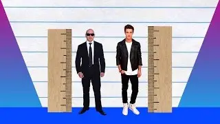 How Much Taller? - Pitbull vs Cameron Dallas!