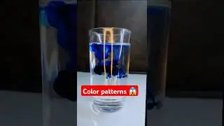 Wow 😱💥Color patterns In water | #experiment#experimentshorts#experiments#scienceexperiment#science