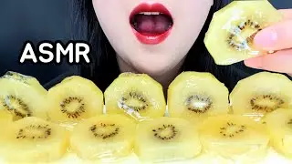 ASMR 새콤~달콤~ 골드키위 탕후루!! *GOLD KIWI TANGHULU*MUKBANG* フルーツ飴,candied fruits.
