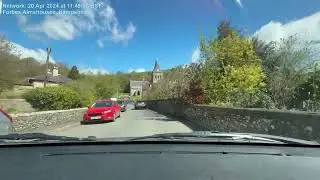 🇬🇧51mins Relaxing Scenic Route Car Travel | SLEEP 💤 No Music No Talking