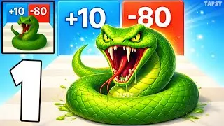 🐍 Snake Evolution Run 3D Gameplay Walkthrough Part 1 &ndash; Evolve & Grow Stronger! (Android,iOS)