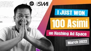 Just Won 100 Asimi on Hashing Ad Space 2022 | Earning Asimi | Login Stake | Asimi on Waves Exchange