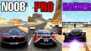 NOOB vs PRO vs HACKER - ASPHALT NITRO