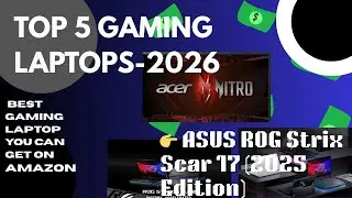 Top 5 BEST Gaming Laptops on Amazon 2025  Real Reviews, FPS Tests & Prices