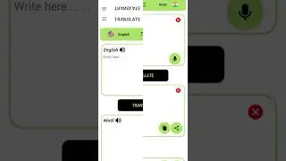 AI-Powered Translator App 🔊 | Voice, Text & Camera Translation | Real-Time Voice Translation