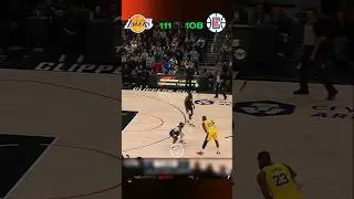 Lakers vs Clippers I DRAMATIC ENDING🔥 #short #nba #kawhileonard #lebronjames