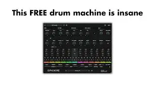 This FREE drum plugin sounds nasty and I love it